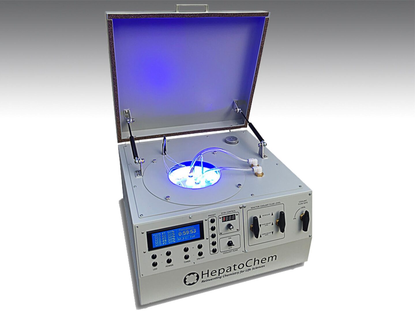 HepatoChem Lucent360 benchtop multi-mode photoreactor