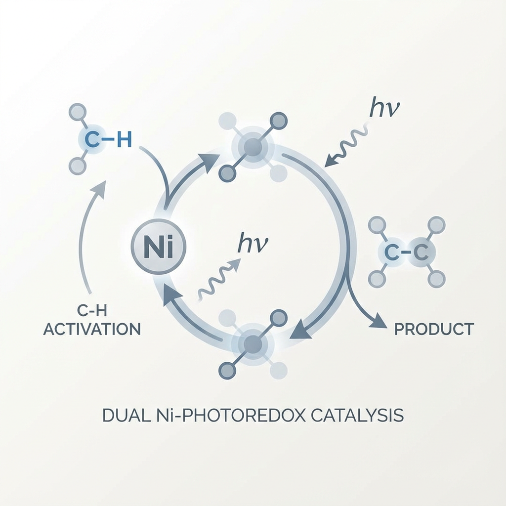 Dual Nickel-Photoredox Catalysis Enables Unprecedented C-H Functionalization